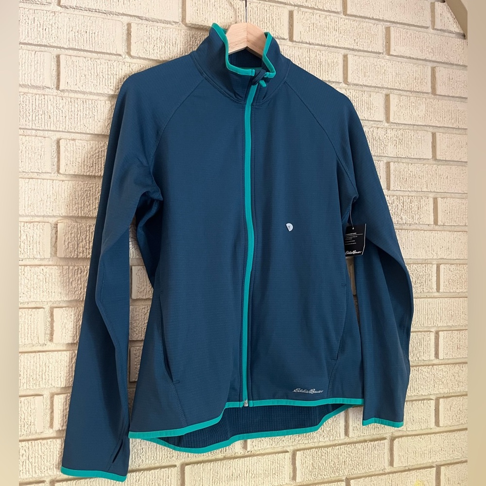 Eddie Bauer Activator Grid Full Zip Jacket Peacock NWT Medium